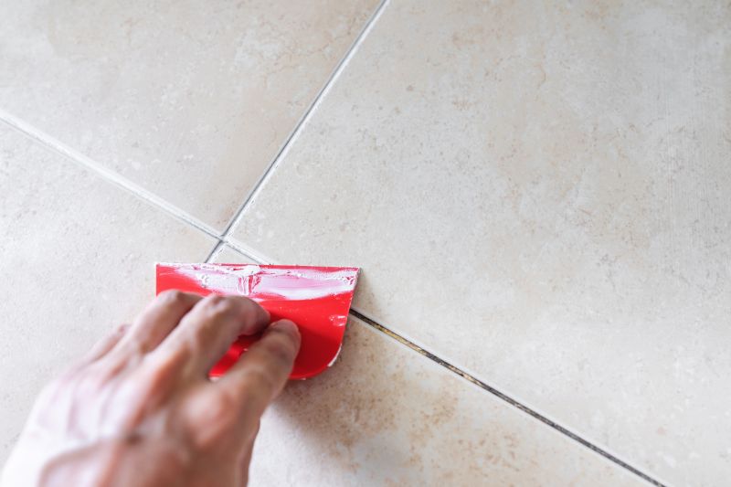 Repaired Tile Grout
